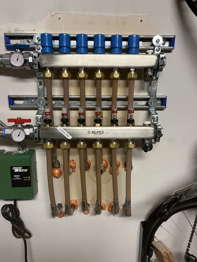 Plumber performing Leak Detection at a residential property in Amenia